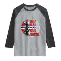 Ro Ro Norge Norway Flag Raglan Shirt Cool Norwegian Viking