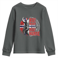 Ro Ro Norge Norway Flag Youth Sweatshirt Cool Norwegian Viking