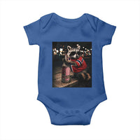 Funny Raccoon Whiskey Sunglasses Norwegian Flag Baby Onesie Viral Trash Panda Football Texas Souvenir Meme