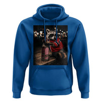 Funny Raccoon Whiskey Sunglasses Norwegian Flag Hoodie Viral Trash Panda Football Texas Souvenir Meme