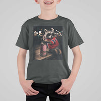 Funny Raccoon Whiskey Sunglasses Norwegian Flag T Shirt For Kid Viral Trash Panda Football Texas Souvenir Meme