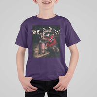 Funny Raccoon Whiskey Sunglasses Norwegian Flag T Shirt For Kid Viral Trash Panda Football Texas Souvenir Meme