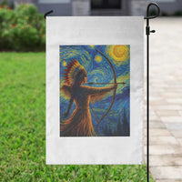 Native American Indian Women Garden Flag Starry Night Indigenous Pride - Wonder Print Shop