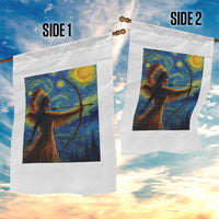 Native American Indian Women Garden Flag Starry Night Indigenous Pride - Wonder Print Shop