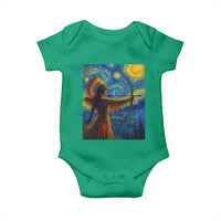 Native American Indian Women Baby Onesie Starry Night Indigenous Pride - Wonder Print Shop