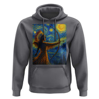Native American Indian Women Hoodie Starry Night Indigenous Pride - Wonder Print Shop