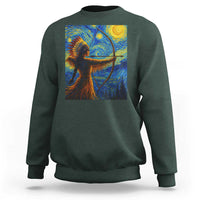 Native American Indian Women Sweatshirt Starry Night Indigenous Pride - Wonder Print Shop