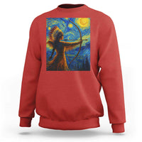 Native American Indian Women Sweatshirt Starry Night Indigenous Pride - Wonder Print Shop