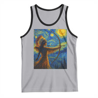 Native American Indian Women Tank Top Starry Night Indigenous Pride - Wonder Print Shop