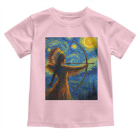 Native American Indian Women Toddler T Shirt Starry Night Indigenous Pride - Wonder Print Shop