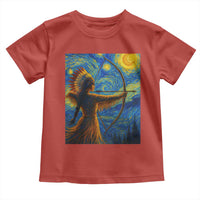 Native American Indian Women Toddler T Shirt Starry Night Indigenous Pride - Wonder Print Shop