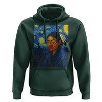 Native American MMIW Hoodie Starry Night Indigenous People Day - Wonder Print Shop