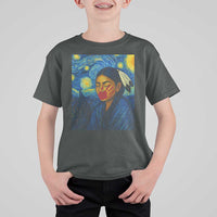 Native American MMIW T Shirt For Kid Starry Night Indigenous People Day - Wonder Print Shop
