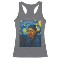 Native American MMIW Racerback Tank Top Starry Night Indigenous People Day - Wonder Print Shop