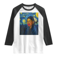 Native American MMIW Raglan Shirt Starry Night Indigenous People Day - Wonder Print Shop