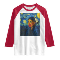Native American MMIW Raglan Shirt Starry Night Indigenous People Day - Wonder Print Shop