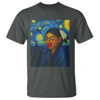Native American MMIW T Shirt Starry Night Indigenous People Day - Wonder Print Shop