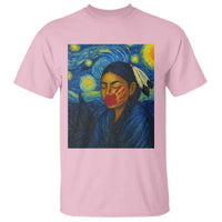 Native American MMIW T Shirt Starry Night Indigenous People Day - Wonder Print Shop