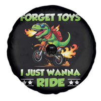 Motocross Dirt Bike Boys Spare Tire Cover Forget Toys I Just Wanna Ride - Wonder Print Shop