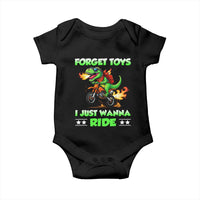 Motocross Dirt Bike Boys Baby Onesie Forget Toys I Just Wanna Ride - Wonder Print Shop