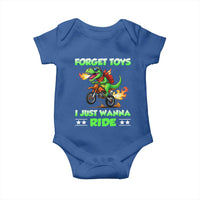 Motocross Dirt Bike Boys Baby Onesie Forget Toys I Just Wanna Ride - Wonder Print Shop