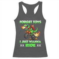 Motocross Dirt Bike Boys Racerback Tank Top Forget Toys I Just Wanna Ride - Wonder Print Shop