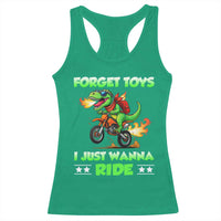 Motocross Dirt Bike Boys Racerback Tank Top Forget Toys I Just Wanna Ride - Wonder Print Shop