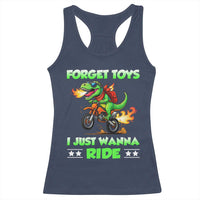 Motocross Dirt Bike Boys Racerback Tank Top Forget Toys I Just Wanna Ride - Wonder Print Shop