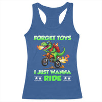 Motocross Dirt Bike Boys Racerback Tank Top Forget Toys I Just Wanna Ride - Wonder Print Shop