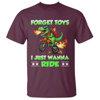 Motocross Dirt Bike Boys T Shirt Forget Toys I Just Wanna Ride - Wonder Print Shop
