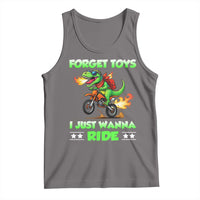Motocross Dirt Bike Boys Tank Top Forget Toys I Just Wanna Ride - Wonder Print Shop