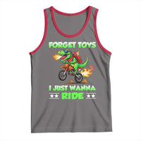 Motocross Dirt Bike Boys Tank Top Forget Toys I Just Wanna Ride - Wonder Print Shop