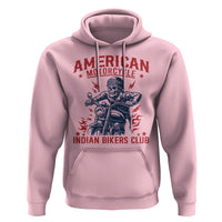Funny Skeleton Motorcycle Hoodie American Motorcycle Indian Bikers Club - Wonder Print Shop