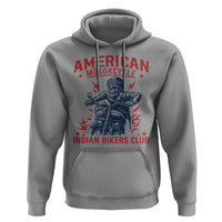 Funny Skeleton Motorcycle Hoodie American Motorcycle Indian Bikers Club - Wonder Print Shop