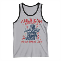 Funny Skeleton Motorcycle Tank Top American Motorcycle Indian Bikers Club - Wonder Print Shop