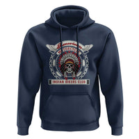 Native American Indian Chief Skull Motorcycle Headdress Hoodie - Wonder Print Shop