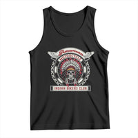 Native American Indian Chief Skull Motorcycle Headdress Tank Top - Wonder Print Shop