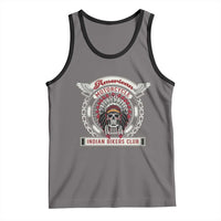 Native American Indian Chief Skull Motorcycle Headdress Tank Top - Wonder Print Shop