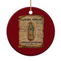 Virgin Mary Ceramic Ornament Our Lady Virgen De Guadalupe - Wonder Print Shop