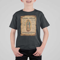 Virgin Mary T Shirt For Kid Our Lady Virgen De Guadalupe - Wonder Print Shop