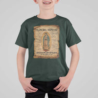 Virgin Mary T Shirt For Kid Our Lady Virgen De Guadalupe - Wonder Print Shop