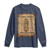 Virgin Mary Long Sleeve Shirt Our Lady Virgen De Guadalupe - Wonder Print Shop