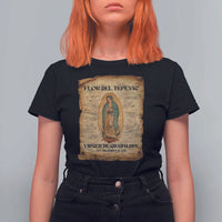 Virgin Mary T Shirt For Women Our Lady Virgen De Guadalupe - Wonder Print Shop
