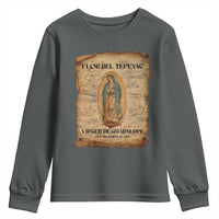 Virgin Mary Youth Sweatshirt Our Lady Virgen De Guadalupe - Wonder Print Shop