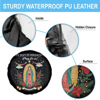 Virgin Mary Spare Tire Cover Our Lady Of Guadalupe Pray For Us - Wonder Print Shop