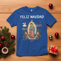 Our Lady of Guadalupe Christmas T Shirt Feliz Navidad - Wonder Print Shop