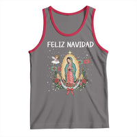 Our Lady of Guadalupe Christmas Tank Top Feliz Navidad - Wonder Print Shop