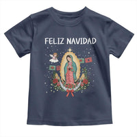 Our Lady of Guadalupe Christmas Toddler T Shirt Feliz Navidad - Wonder Print Shop