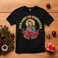 Virgen De Guadalupe Catholic T Shirt Our Lady Of Guadalupe - Wonder Print Shop