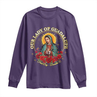 Virgen De Guadalupe Catholic Long Sleeve Shirt Our Lady Of Guadalupe - Wonder Print Shop
